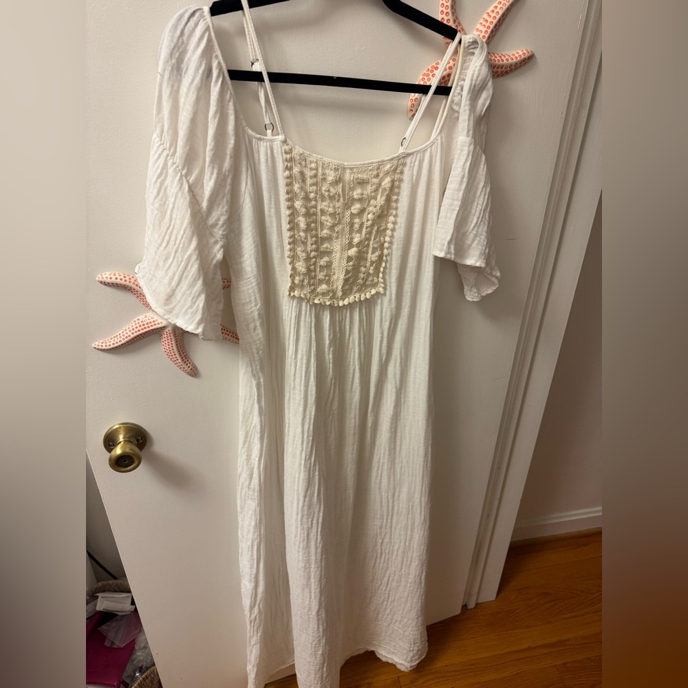 Ciel USA Cream Maxi Dress ✨linen maxi✨